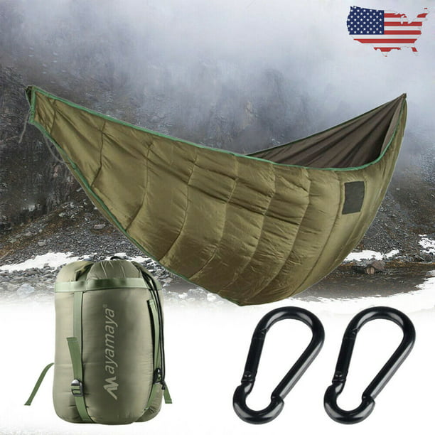 Camping Hammock Underquilt Portable Winter Warm Under Quilt Blanket Hammock M3Z4